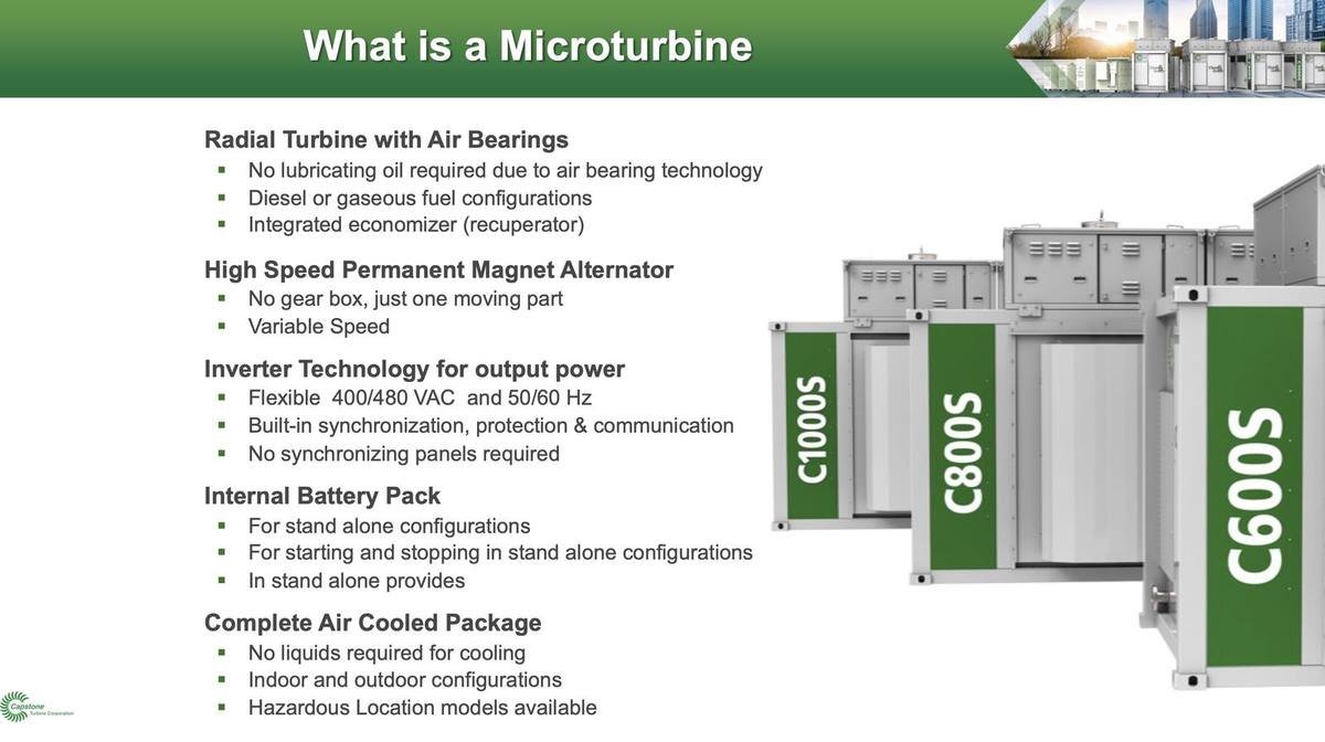 Micro turbine CHP system